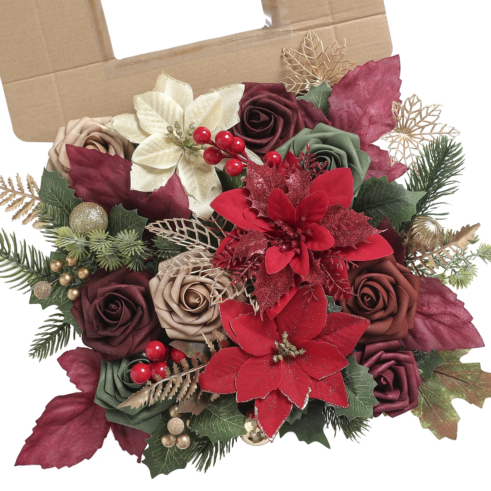 rongflower emballage face montrant le coffret cadeau prêt à offrir