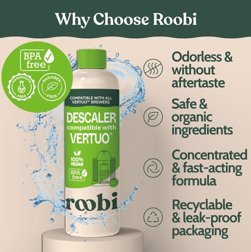 Roobi produit à l'échelle main démontrant volume suffisant six mois