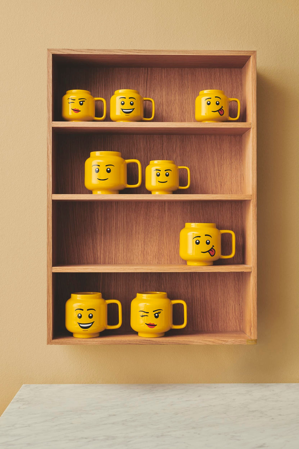 Room Copenhagen tasse LEGO gros plan du motif pour un rendu coloré et net