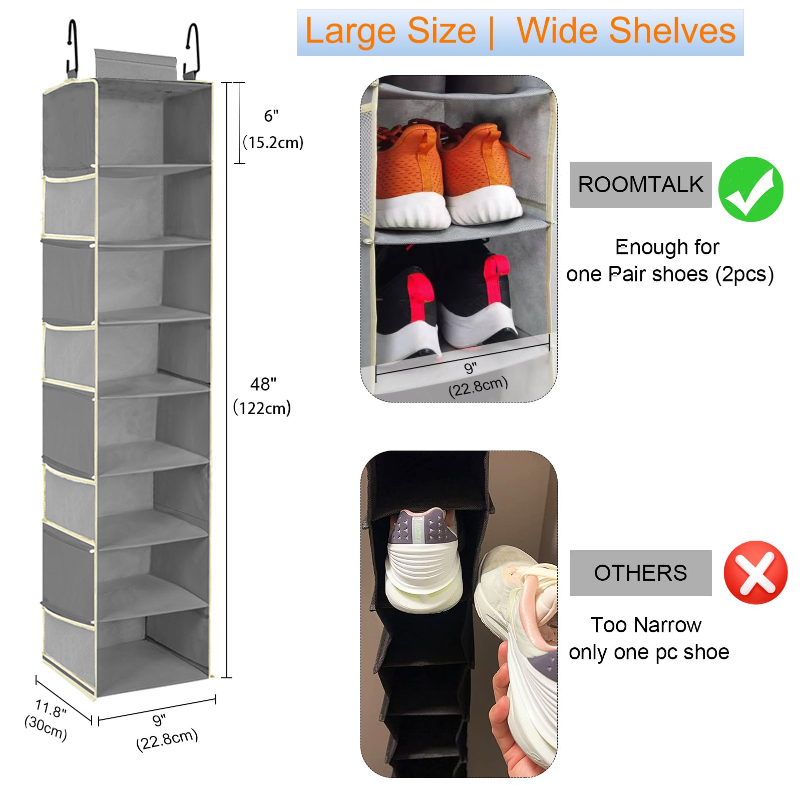 roomtalk gros plan tissu et renforts résistants, durable et stable