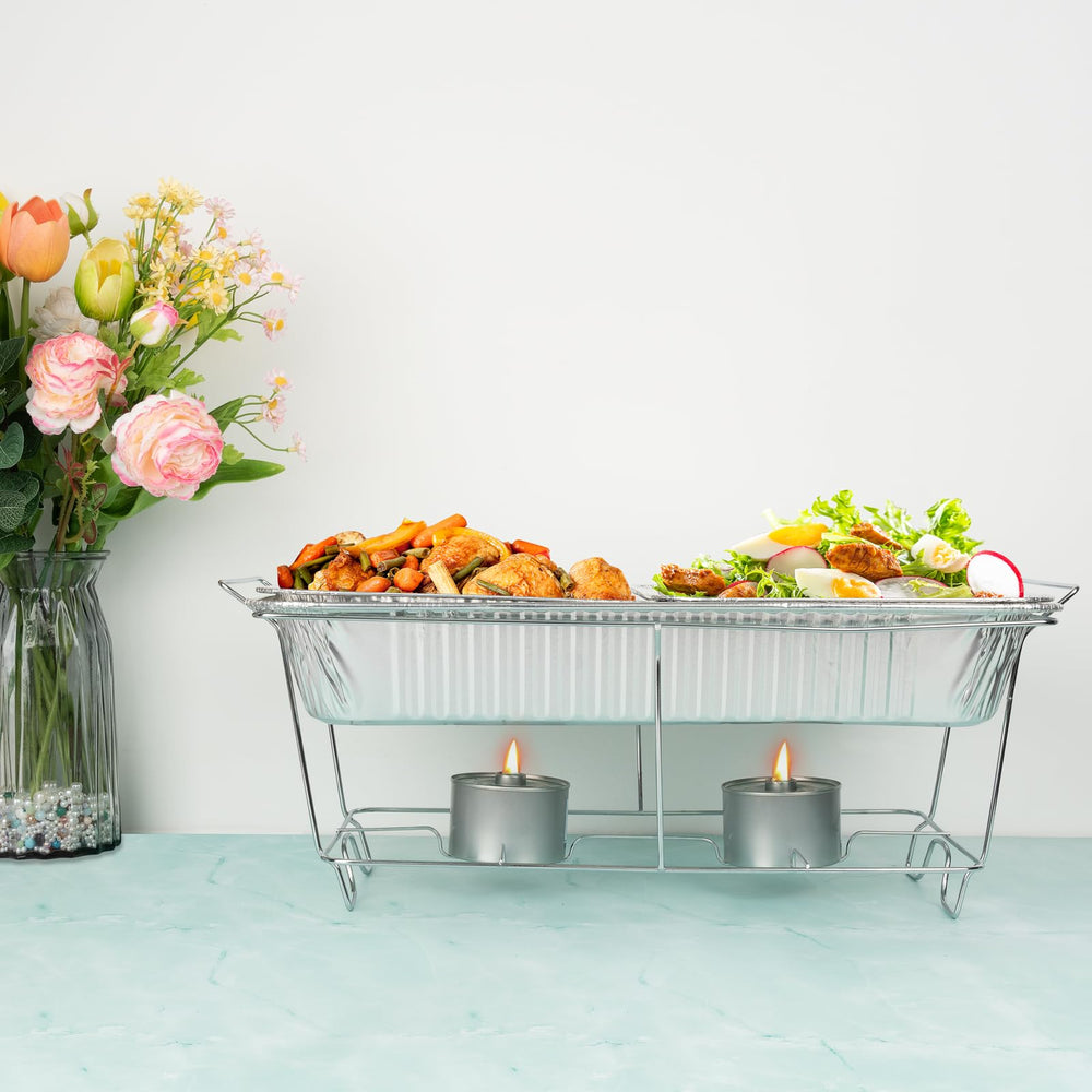 Roponan plat rempli prêt à servir pour buffet, présentation professionnelle