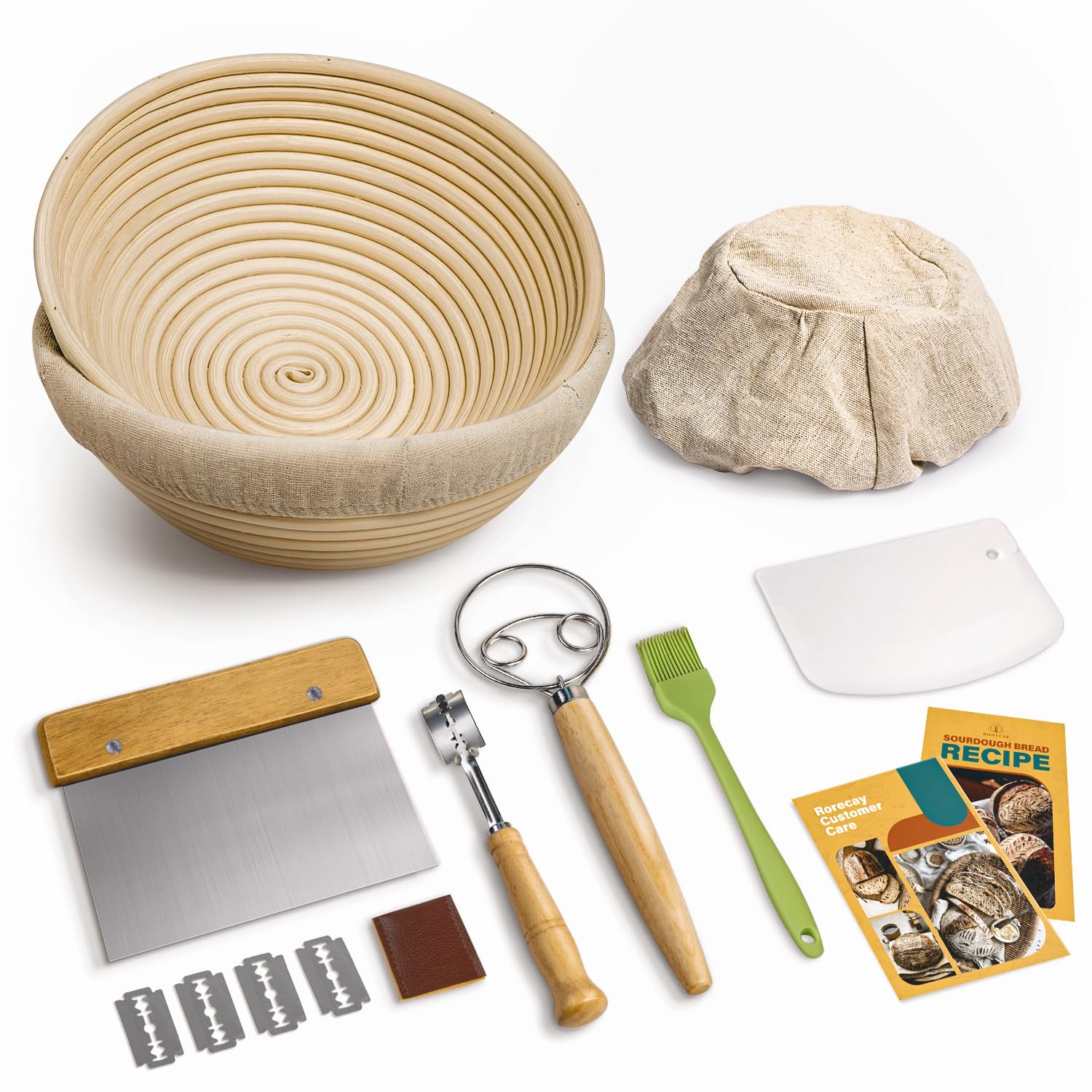 rorecay pack avant du kit levain montrant contenu complet et gain de temps
