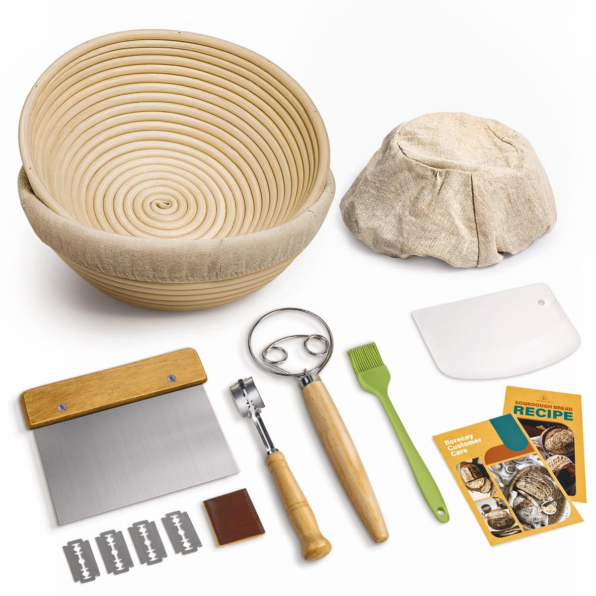 rorecay pack avant du kit levain montrant contenu complet et gain de temps
