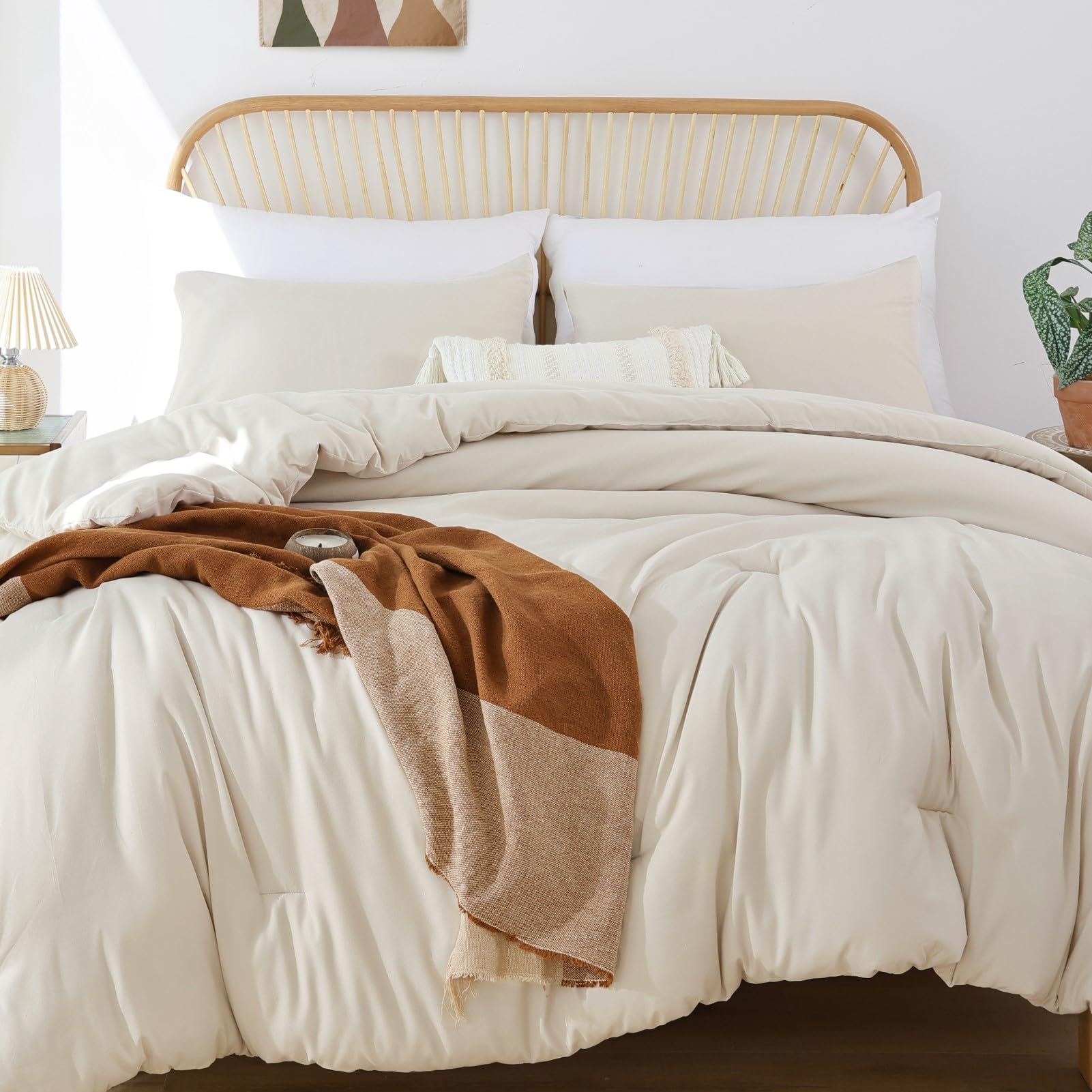 ROSGONIA couette full vue de face offrant confort et look boho