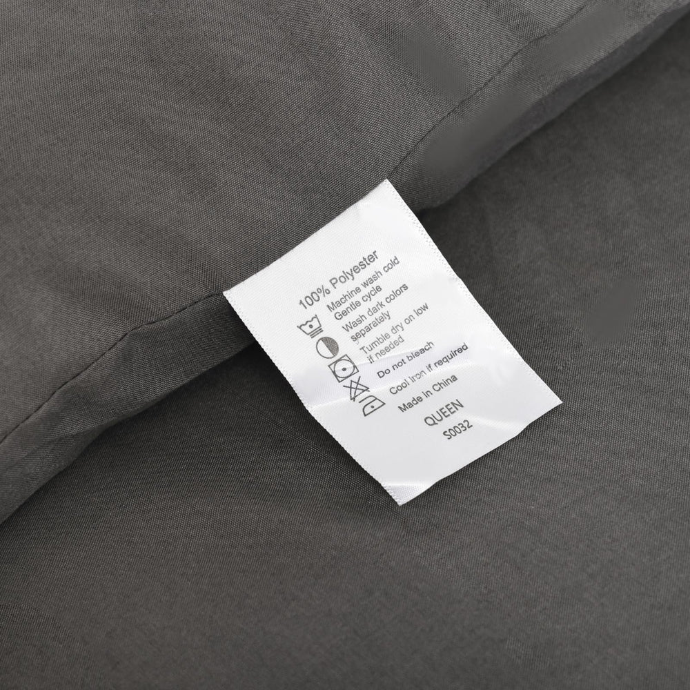 ROSGONIA décor de chambre inspiration look gris charbon harmonieux