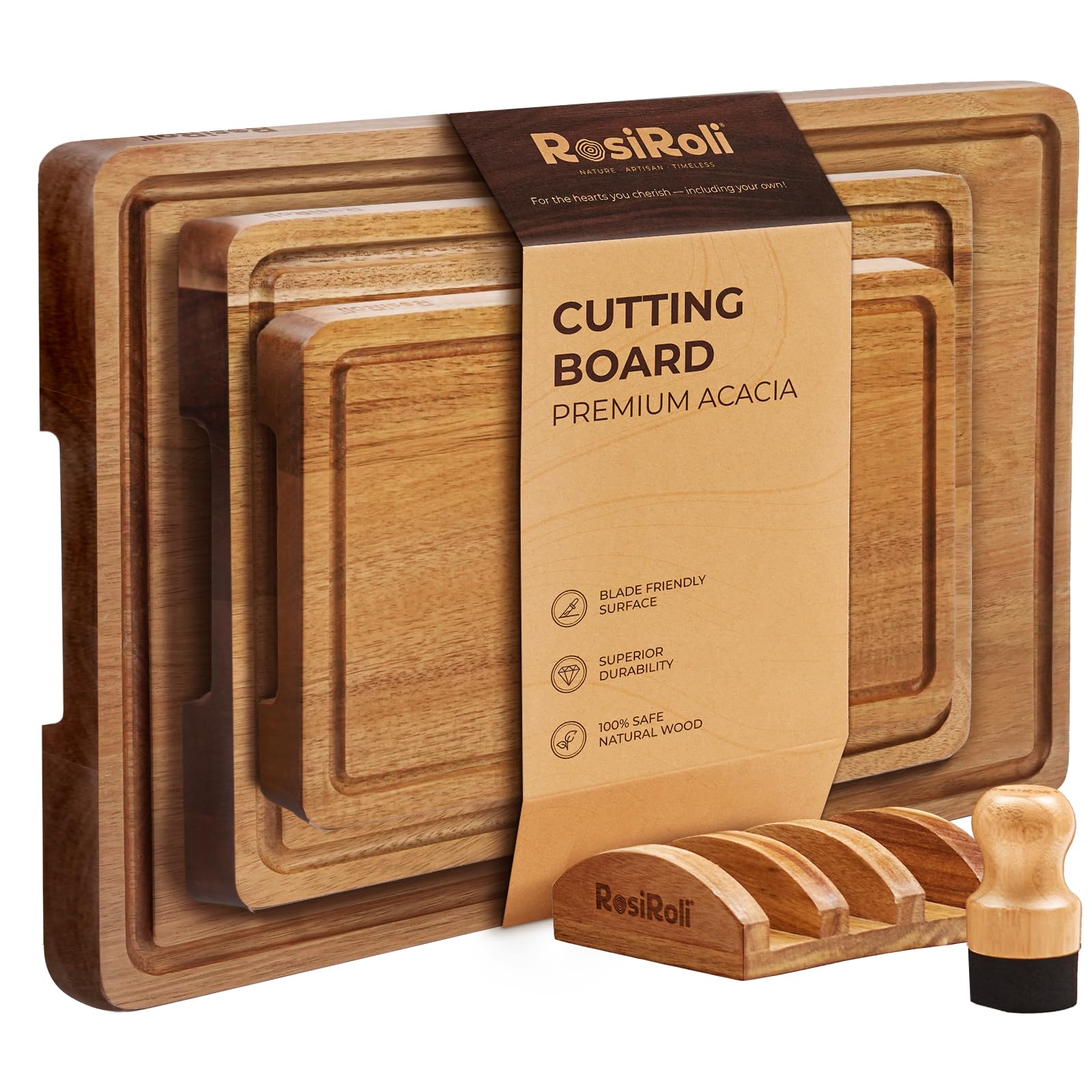 RosiRoli planches face avant montrant tailles et finition pratique