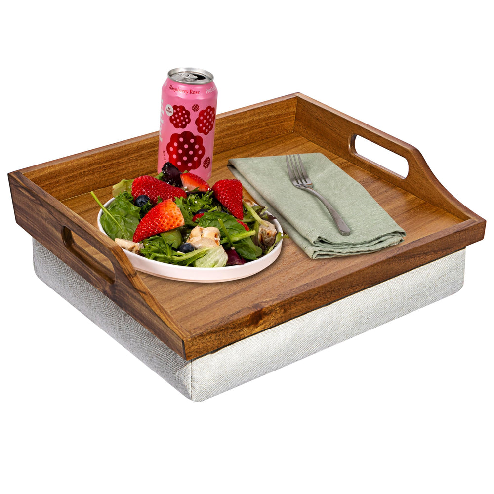 Rossie Home plateau acacia face avant montrant surface stable et esthétique