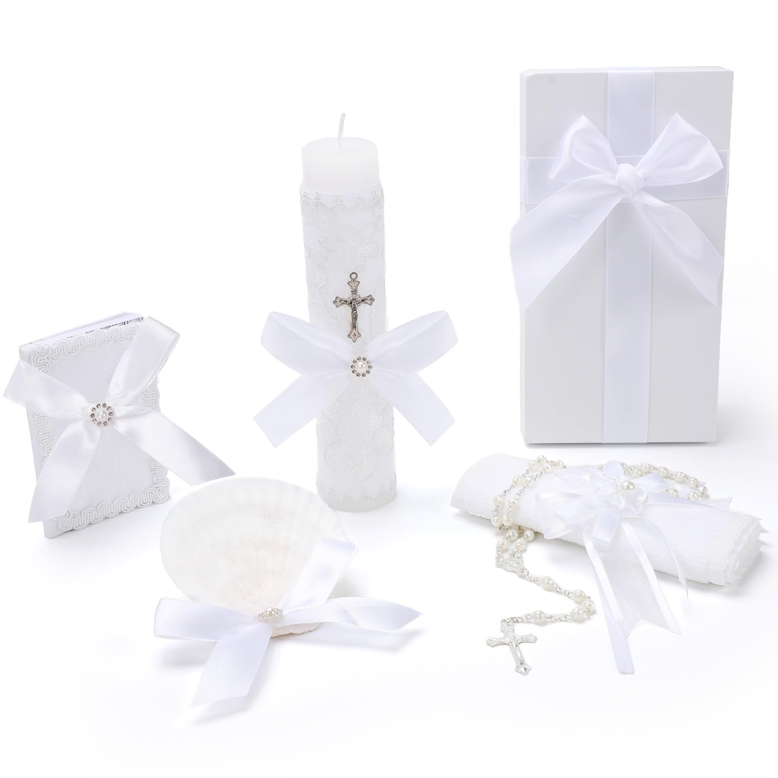 Rotel coffret ouvert montrant tous les éléments pour un cadeau symbolique