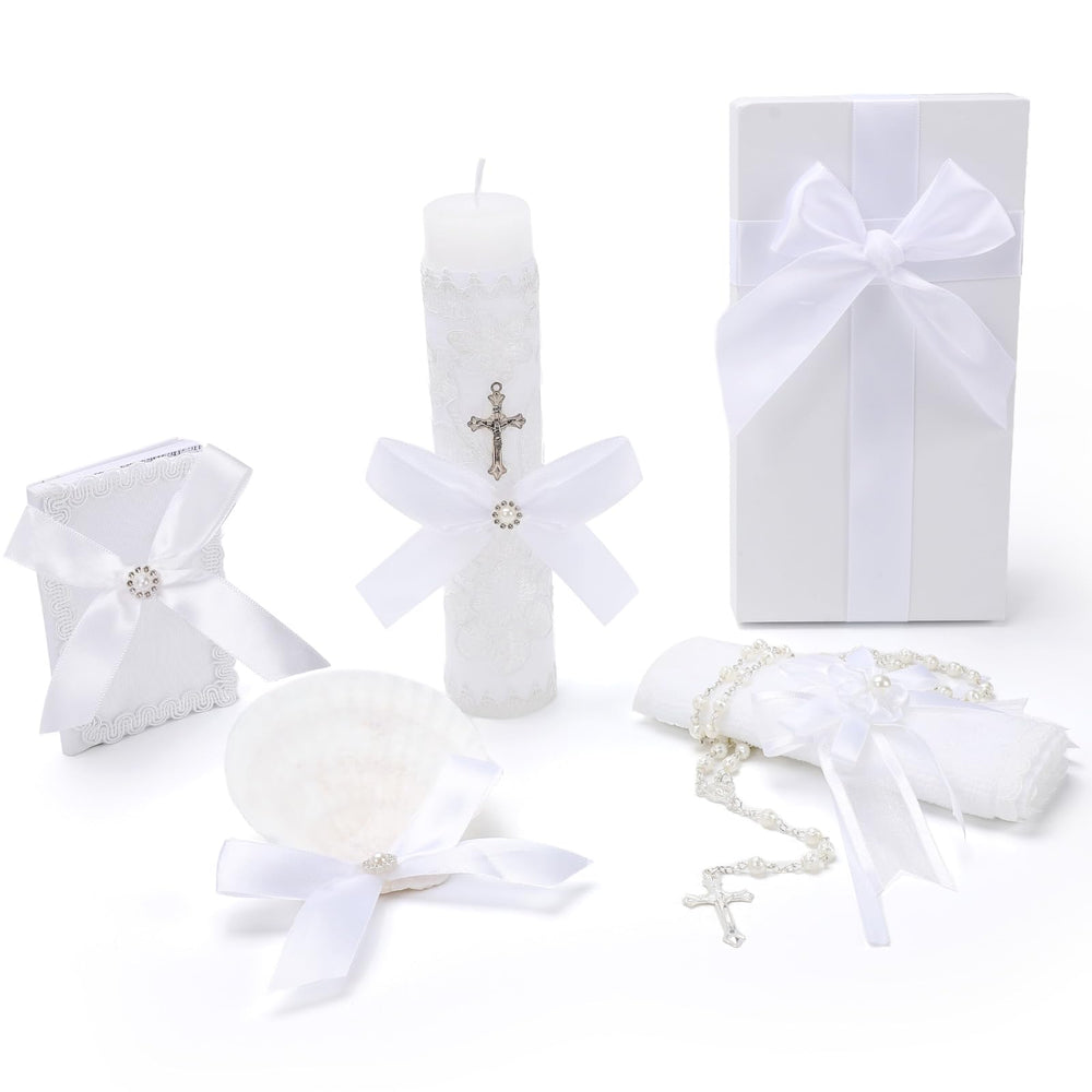Rotel coffret ouvert montrant tous les éléments pour un cadeau symbolique