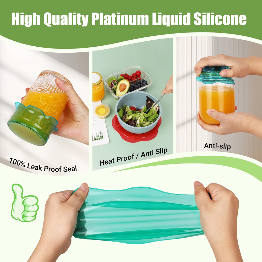 ROTTOGOON couvercles empilés illustrant gain de place et rangement pratique