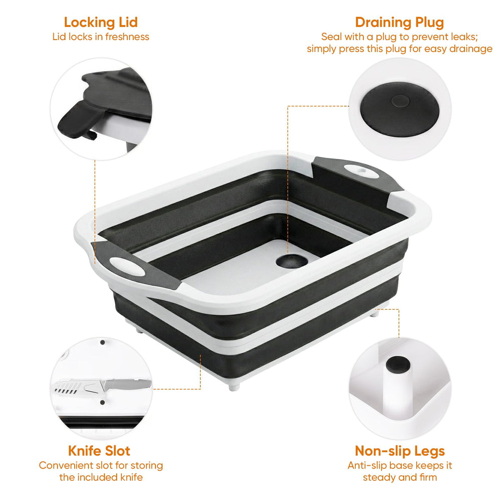 ROTTOGOON bac plié pour rangement compact et gain de place