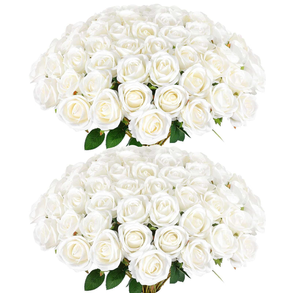 Rowfad emballage avant montrant le lot de 120 roses, préparation facile