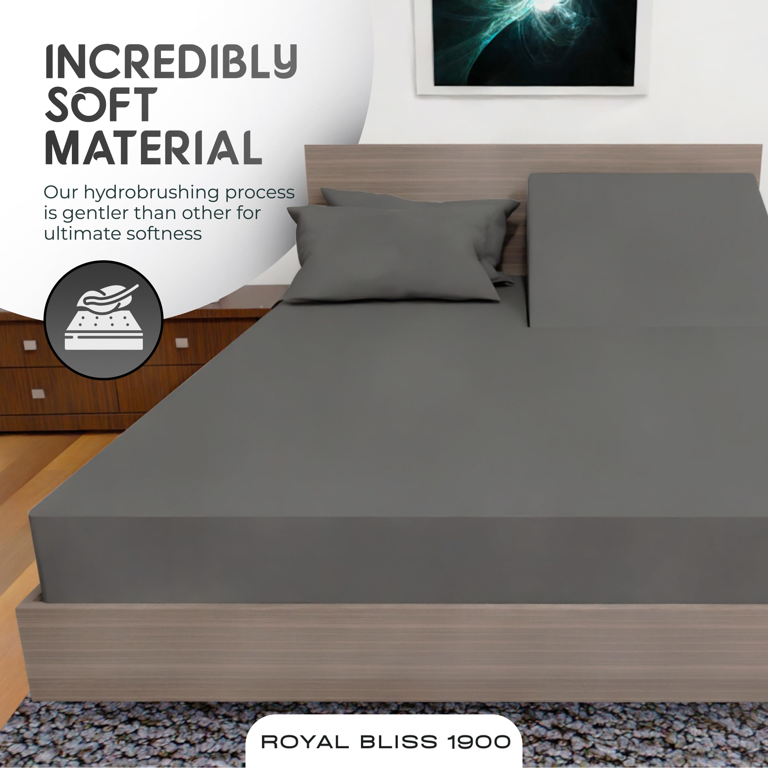 Royal Bliss 1900 élastique périphérique en gros plan, tenue renforcée