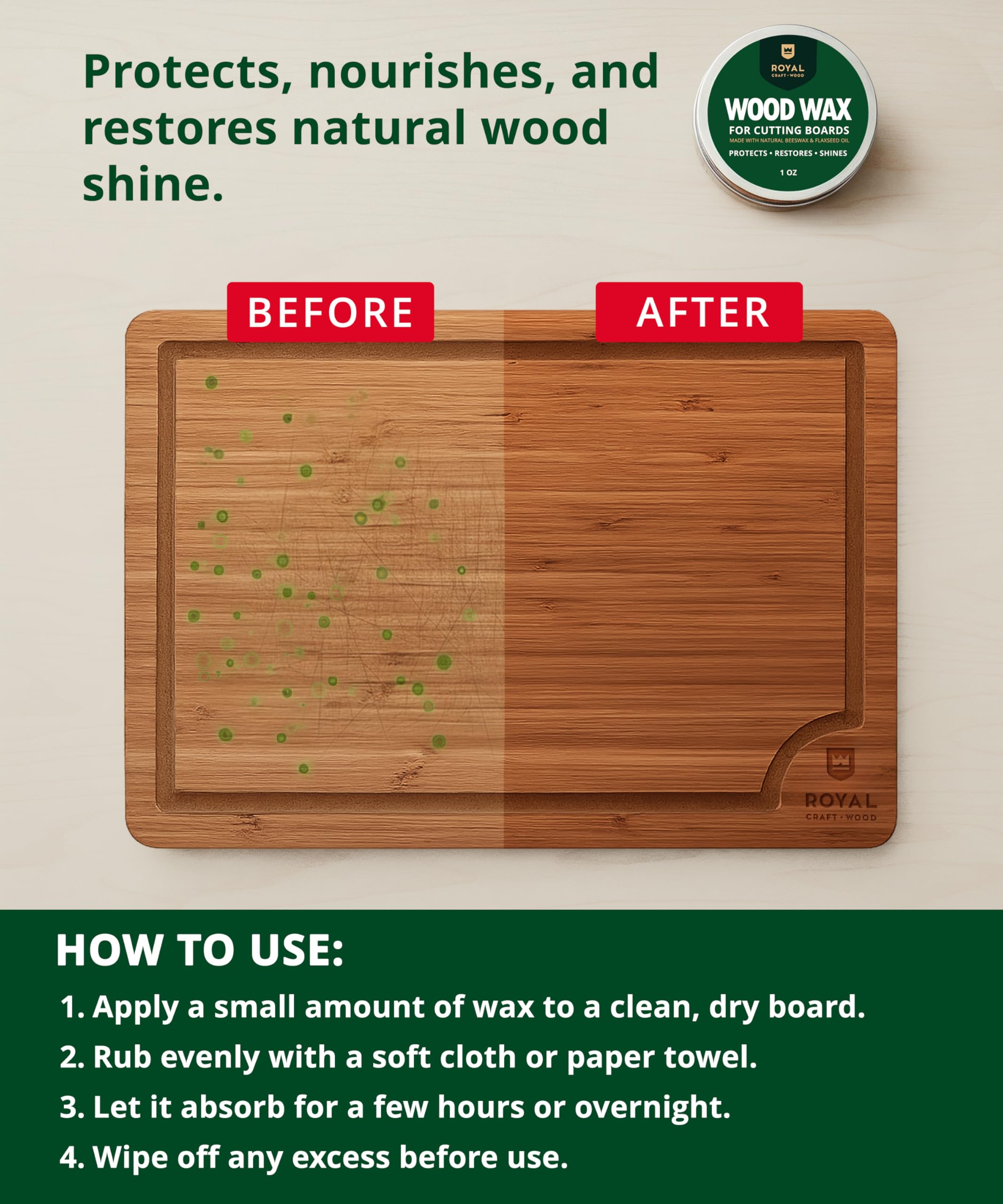 ROYAL CRAFT WOOD emballage cadeau prêt à offrir pour réception immédiate