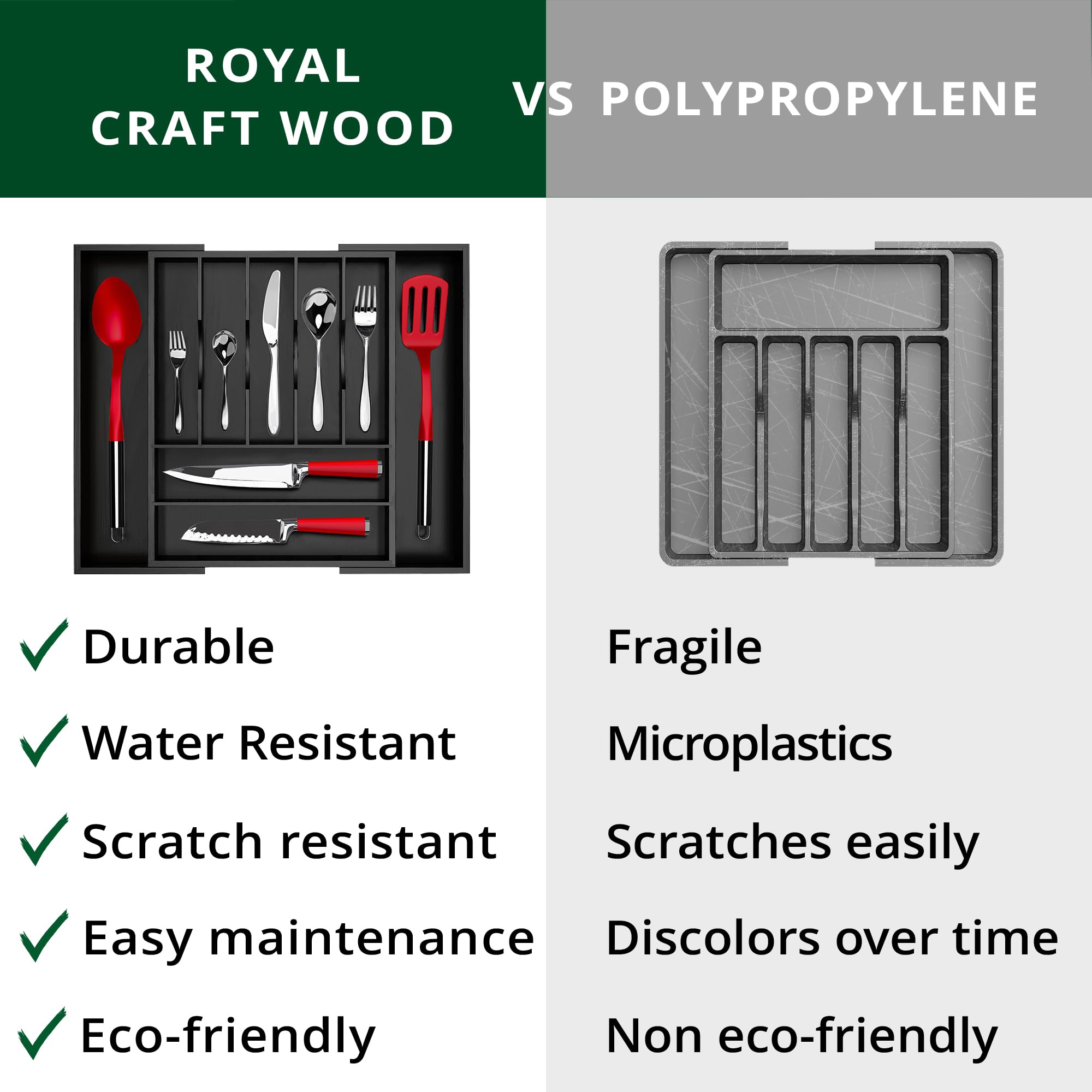 ROYAL CRAFT WOOD emballage et étiquette produit prêt à être offert