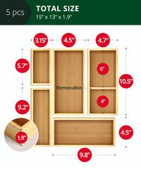 ROYAL CRAFT WOOD gros plan du bambou montrant texture résistante et finition naturelle