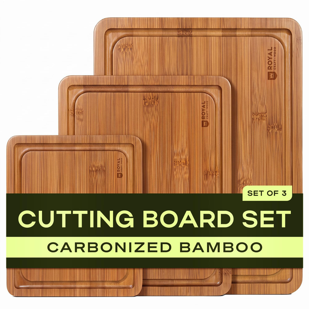 ROYAL CRAFT WOOD ensemble de planches face avant montrant tailles et finition durable