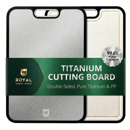 ROYAL CRAFT WOOD face titanium résistante pour découper viandes sans déformation