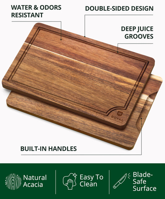 ROYAL CRAFT WOOD planche moyenne idéale pour préparation légumes