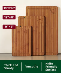 Gros plan sur le grain de bambou ROYAL CRAFT WOOD soulignant finition lisse et durabilité