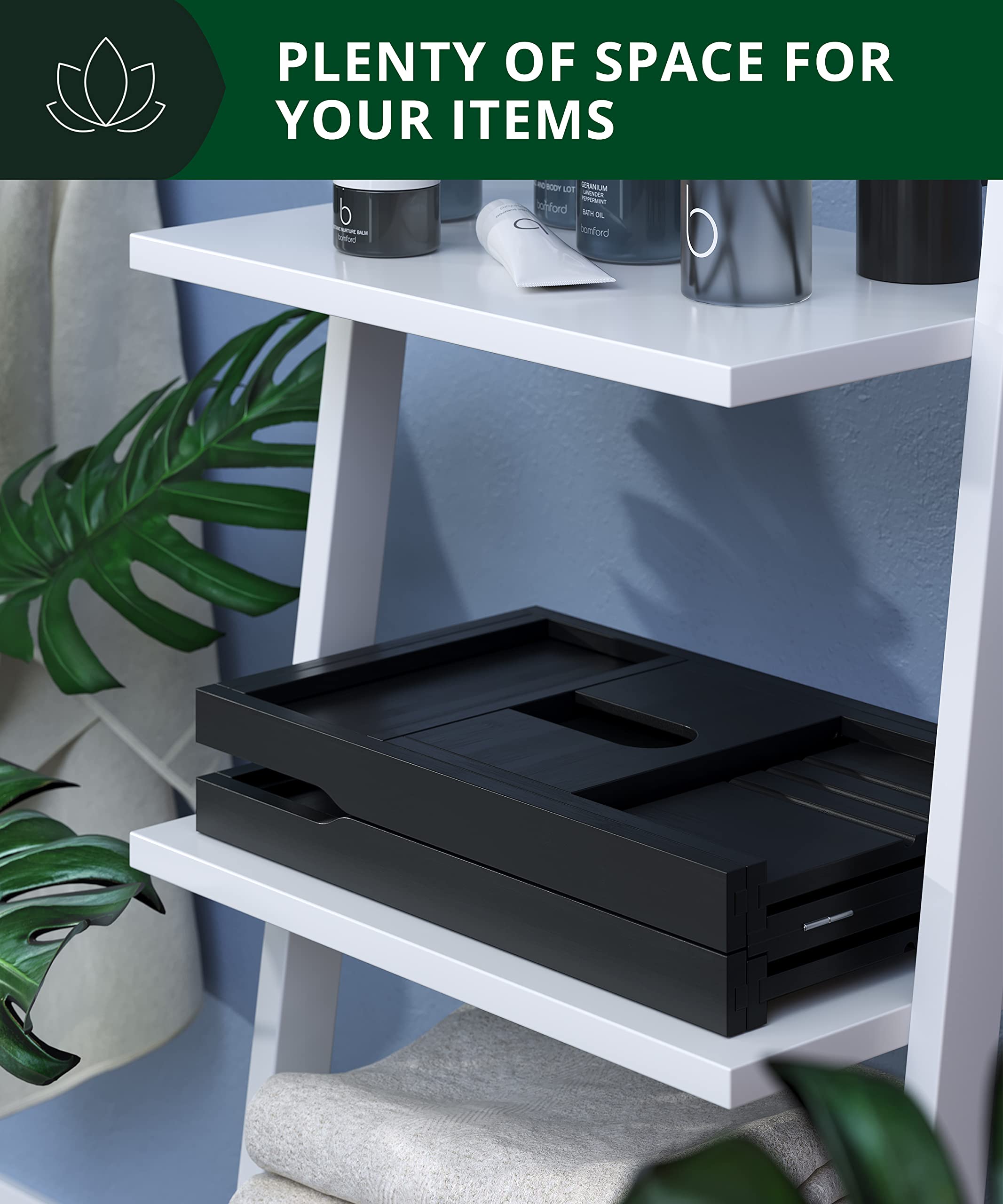 ROYAL CRAFT WOOD plateau plié pour rangement compact et gain de place