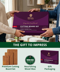 ROYAL CRAFT WOOD comparaison des trois tailles pour préparer et servir facilement