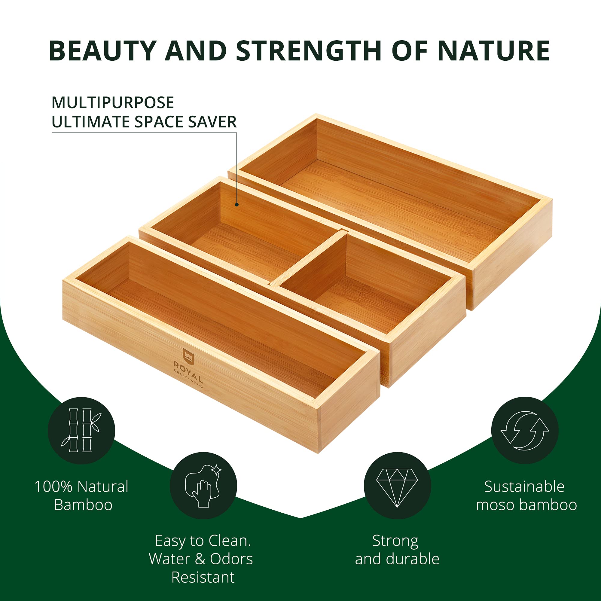 ROYAL CRAFT WOOD organise maquillage et bijoux sur coiffeuse