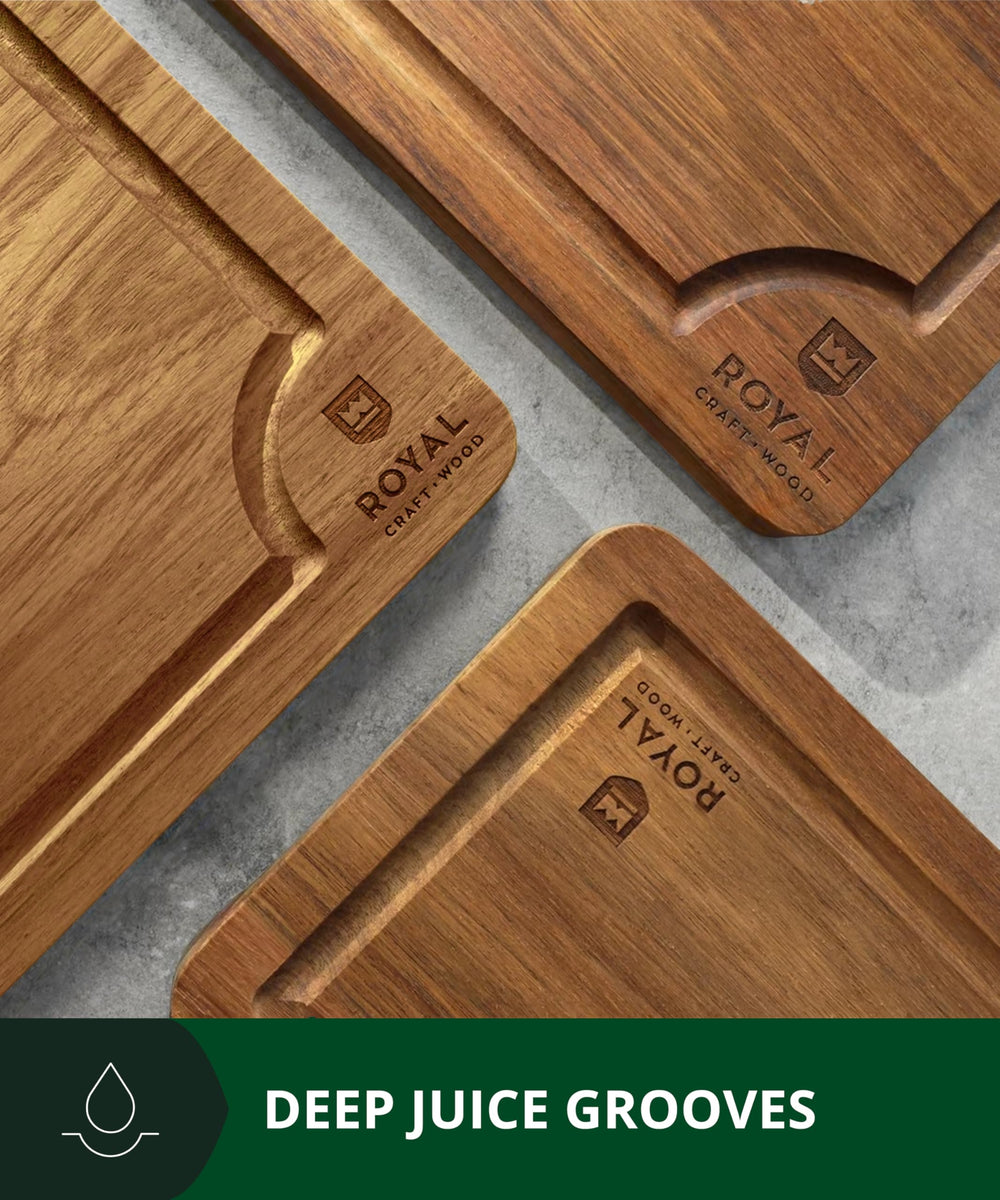 ROYAL CRAFT WOOD planche utilisée pour plateau charcuterie élégant
