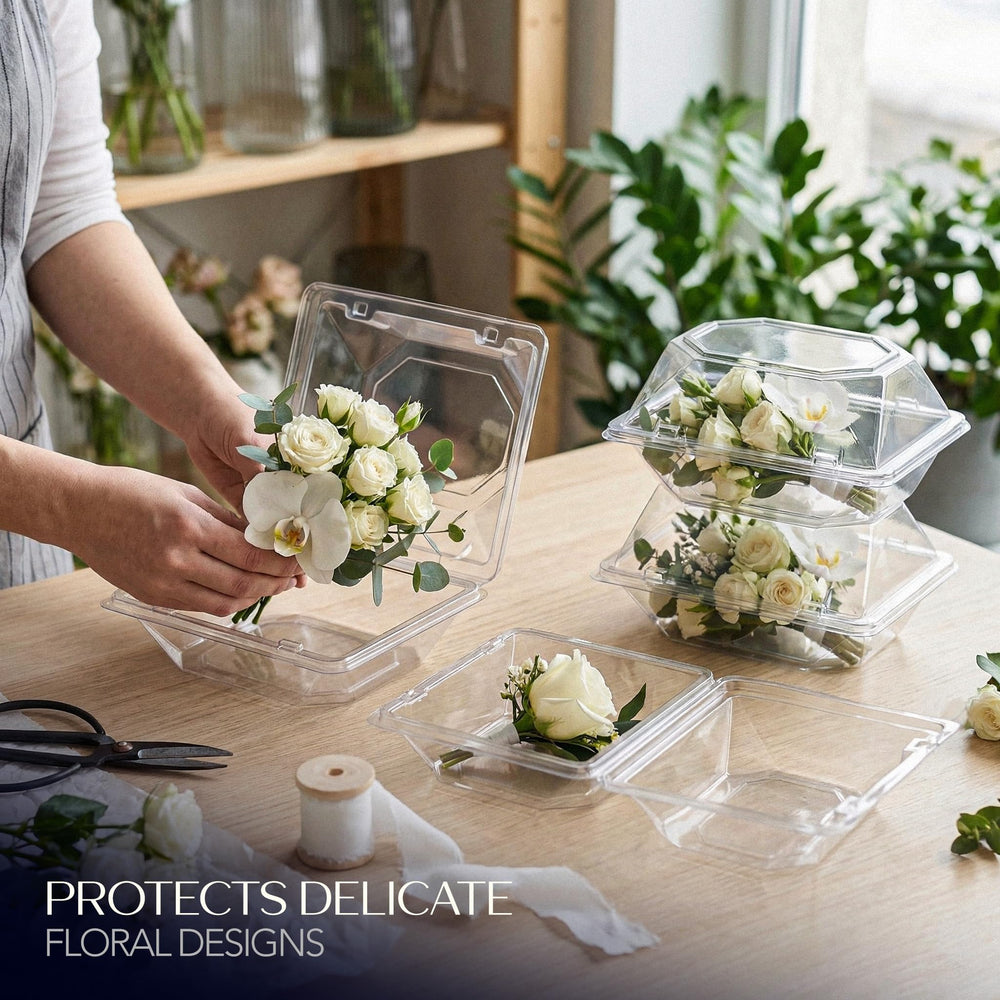 Royal Imports gros plan sur le verrouillage assurant fermeture sûre et protection des fleurs