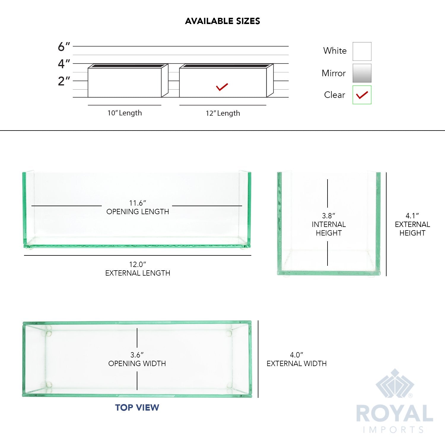 Royal Imports détail de la base lestée assurant stabilité et sécurité sur table