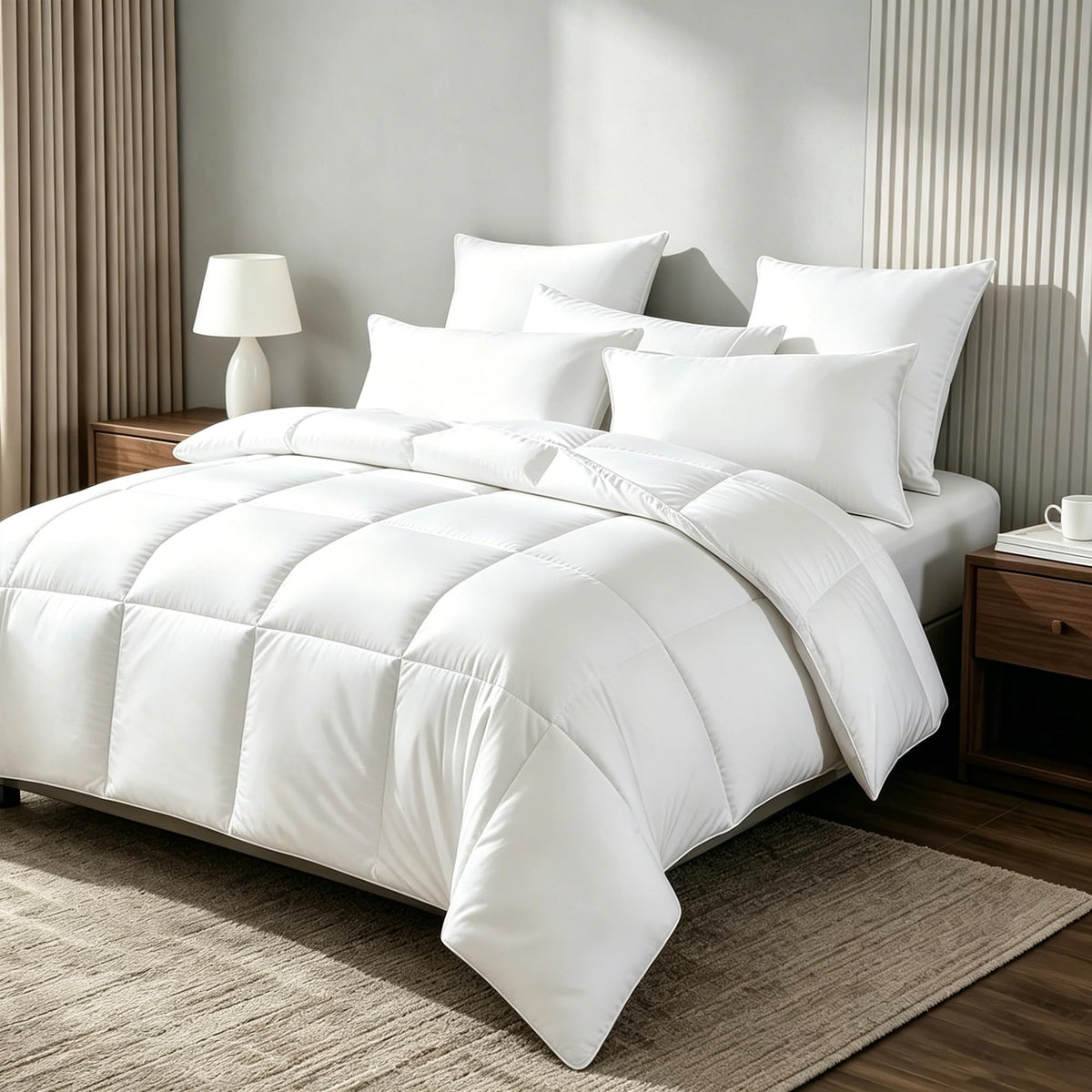 Royal Luxe couette face entière montrant l'aspect luxueux et confortable