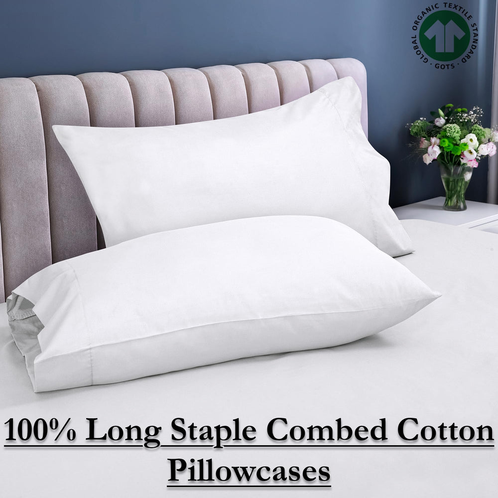 Royale Linens ensemble 12 taies sur lit, aspect professionnel propre