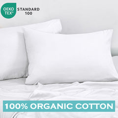 Royale Linens détail fermeture enveloppe, maintien sécurisé oreiller