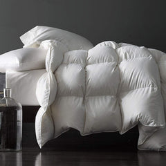 Royoliving couette face avant Queen montrant chaleur et confort