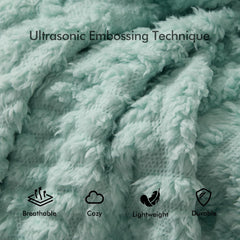 Royoliving zoom matière microfibre montrant douceur et chaleur