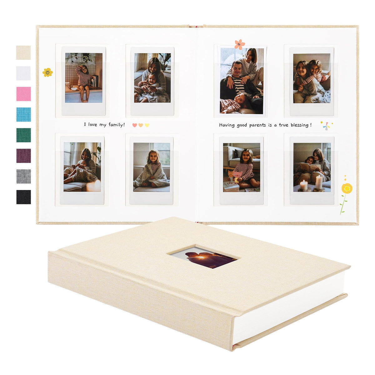 Rseozr couverture avant beige personnalisable pour garder et montrer vos souvenirs