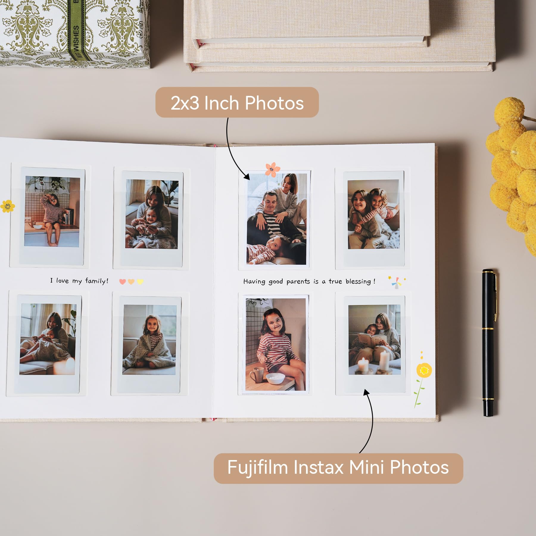 Rseozr pochettes transparentes à chargement par le haut protégeant les photos