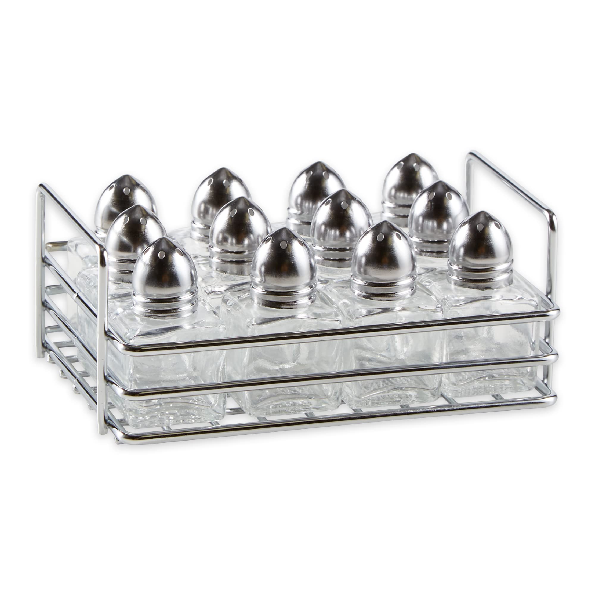 RSVP ensemble face montrant 12 shakers pour présentation soignée
