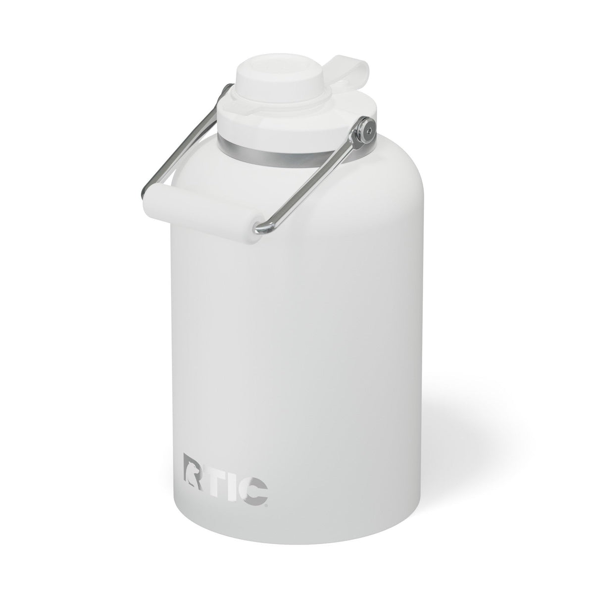 RTIC Outback Jug face avant blanche montrant design robuste et capacité