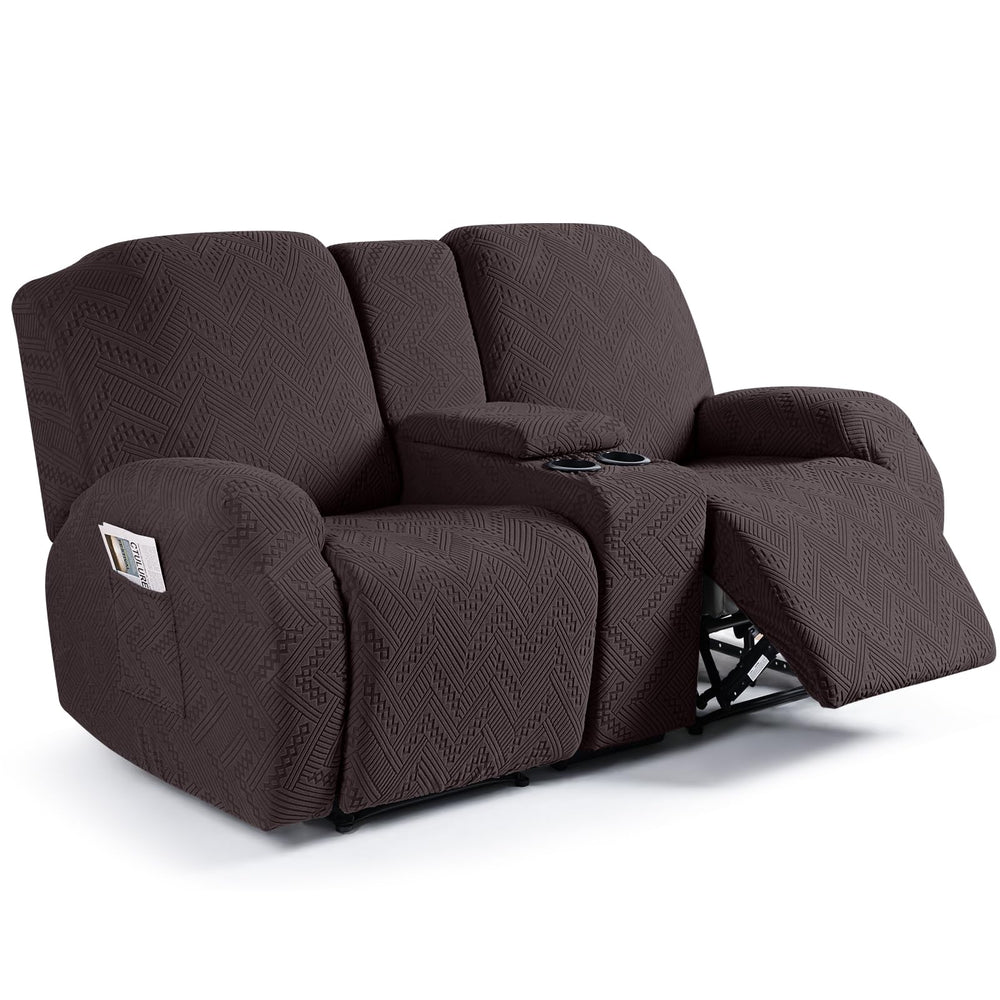 Ruaozz housse loveseat face complète montrant protection et finition esthétique