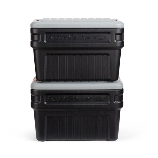 Rubbermaid gros plan du couvercle double paroi assurant étanchéité