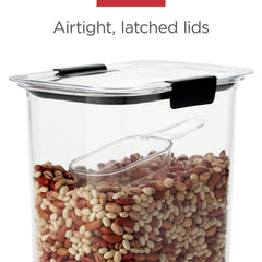 Rubbermaid Brilliance couvercle 360° transparent facilitant l'identification rapide