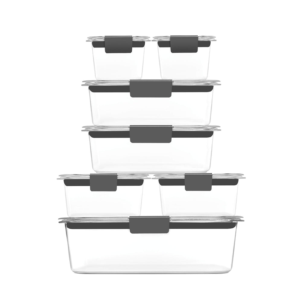Rubbermaid Brilliance gros plan sur loquet étanche offrant sécurité anti-fuite