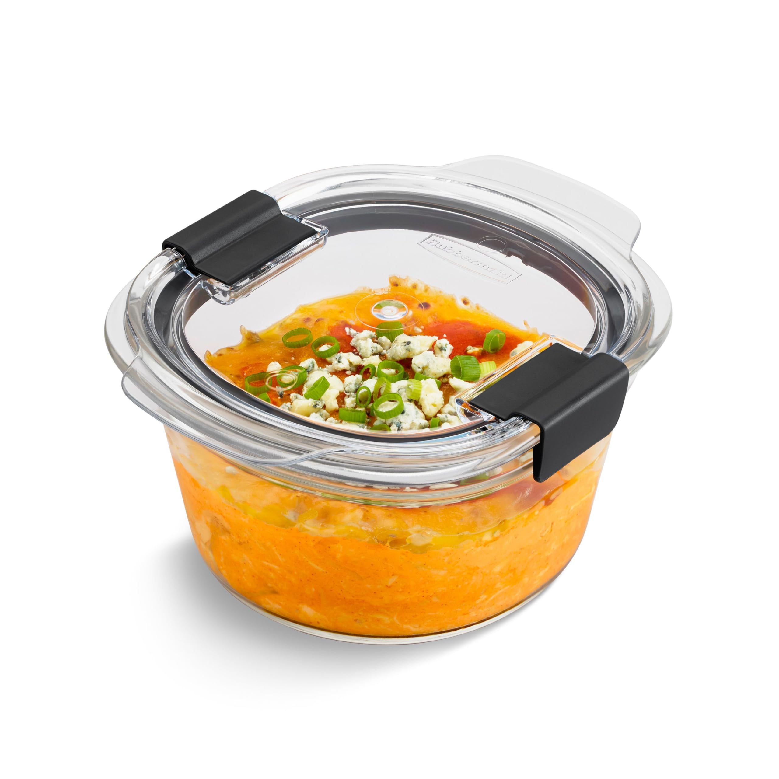 Rubbermaid Brilliance boîtes empilées dans réfrigérateur optimisant espace