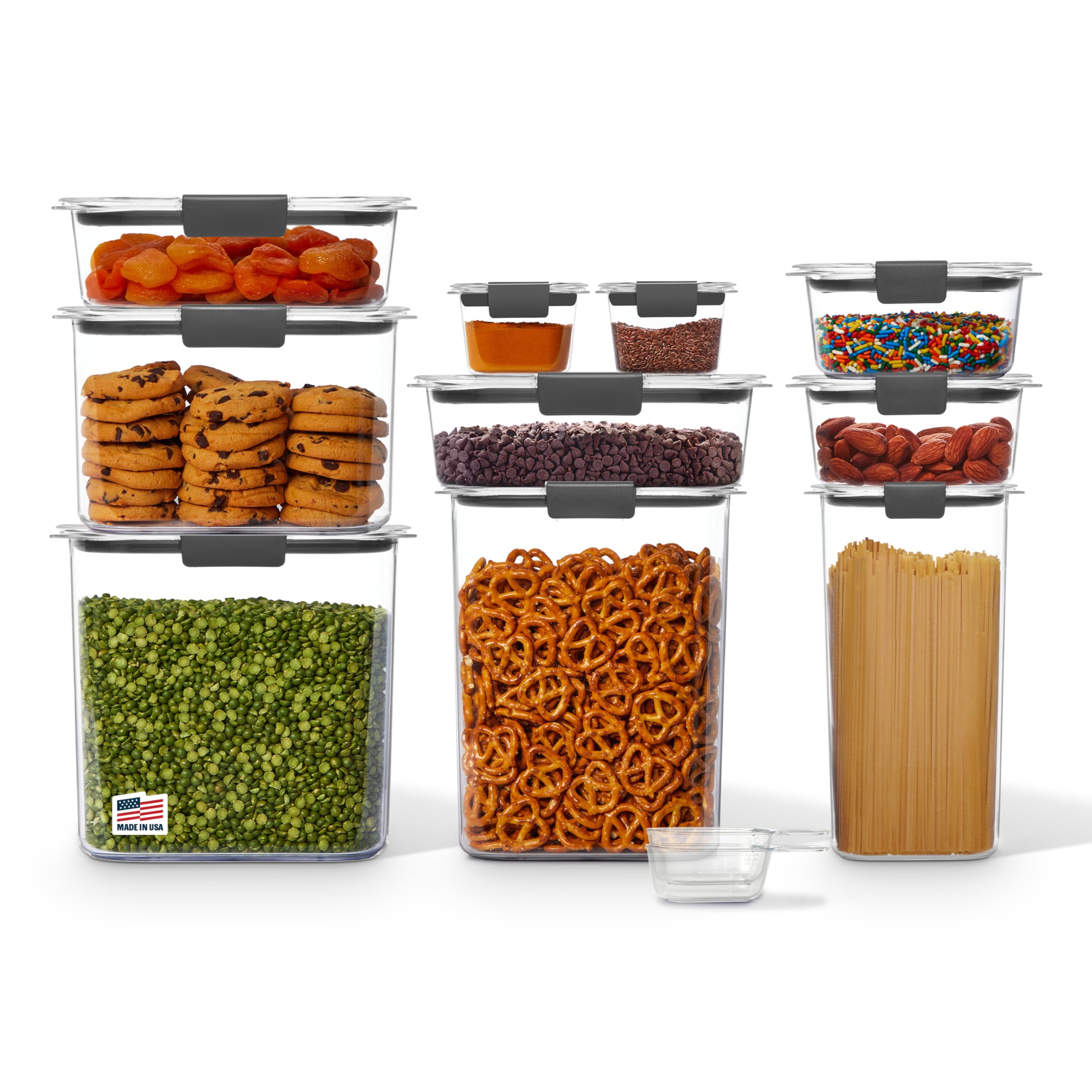 Rubbermaid Brilliance vue avant avec contenu visible et accès rapide
