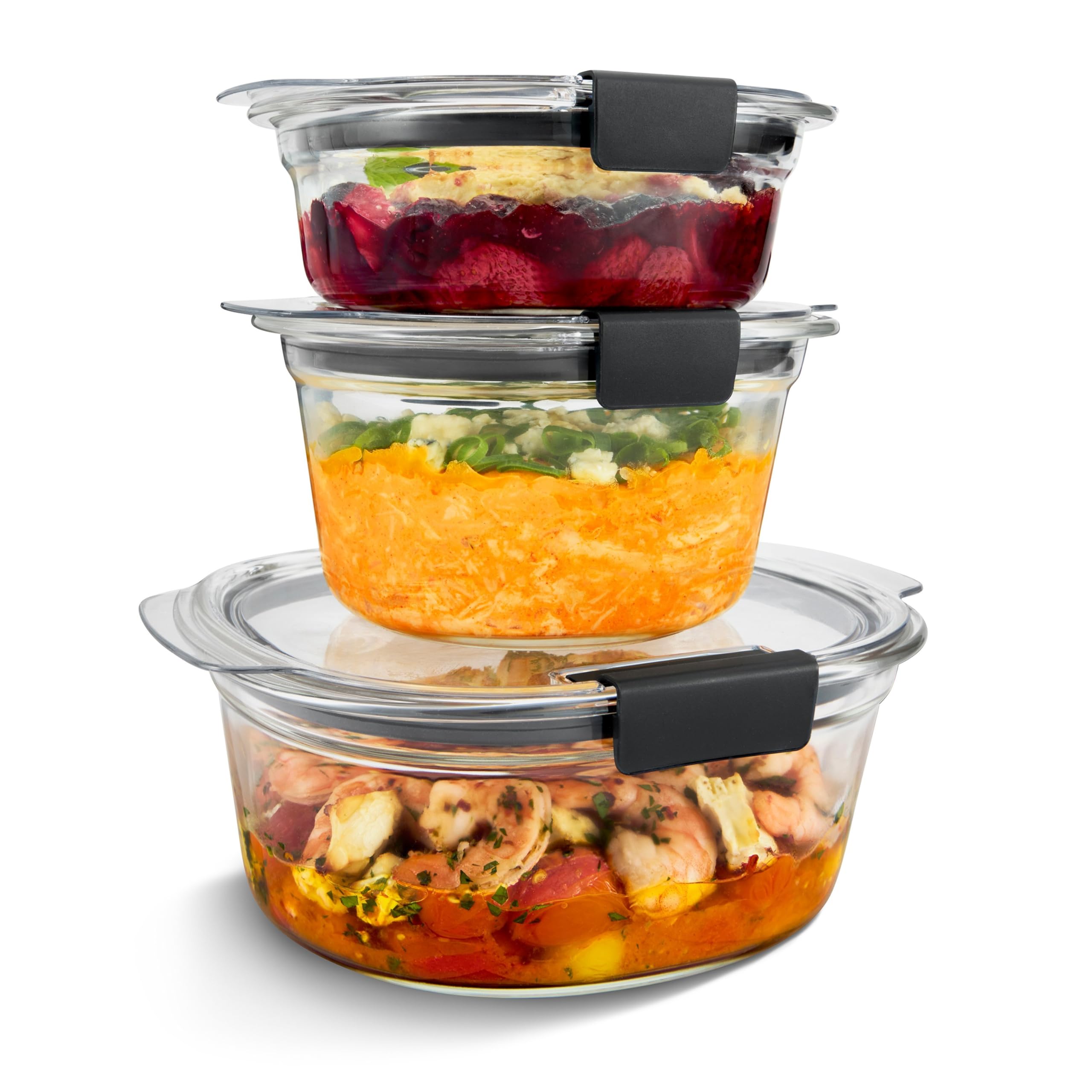 Rubbermaid Brilliance face avant montrant l’ensemble et bénéfice étanchéité