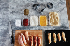 Rubbermaid gros plan du joint et des clips garantissant étanchéité