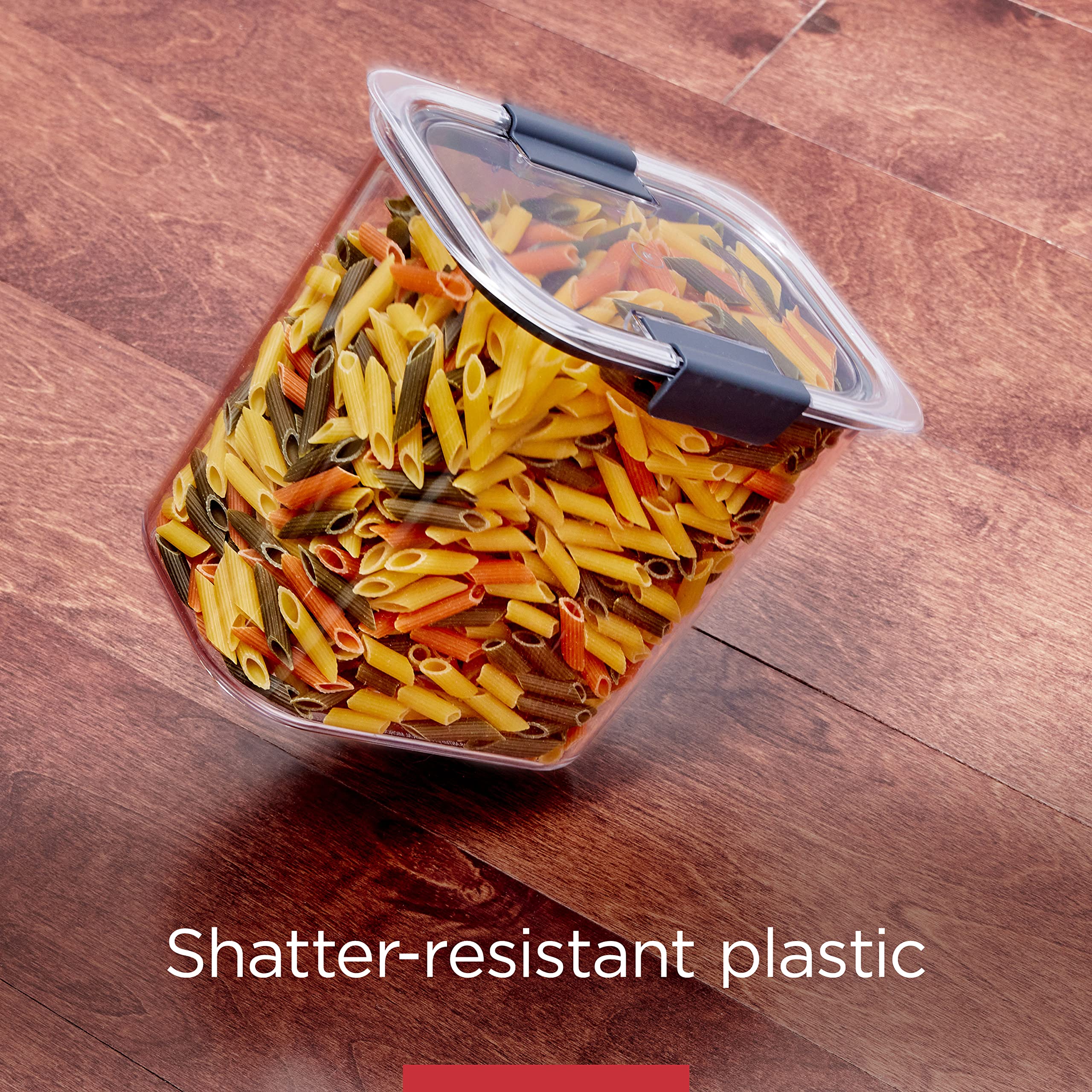 Rubbermaid Brilliance gros plan du Tritan résistant aux chocs et durable