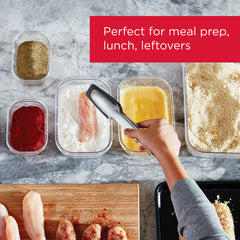 Rubbermaid Brilliance gros plan sur verrou étanche assurant transport sans fuite