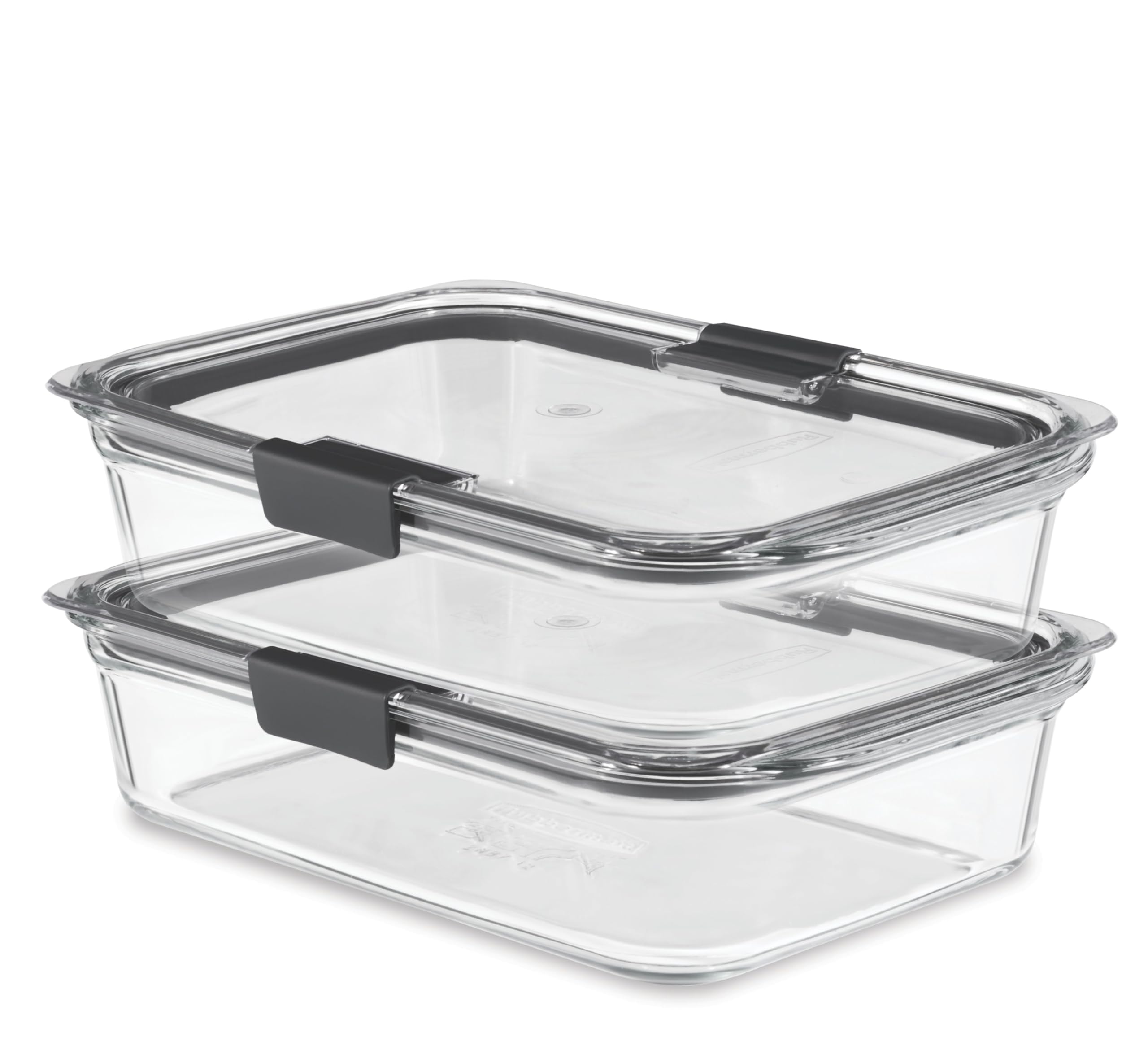 Rubbermaid Brilliance posé sur table, présentation soignée des restes